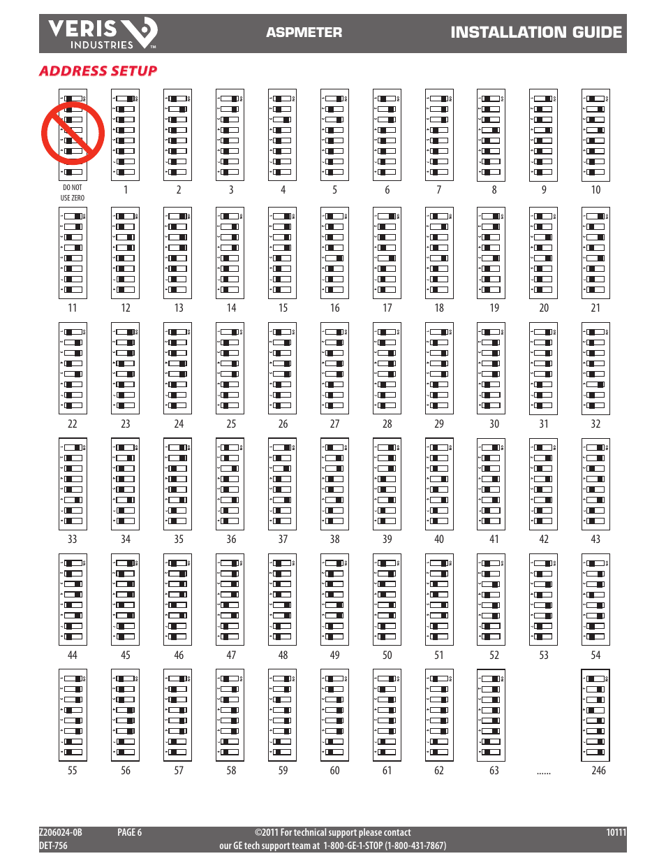 Installation guide | GE Industrial Solutions ASPMETER Install User Manual | Page 6 / 10