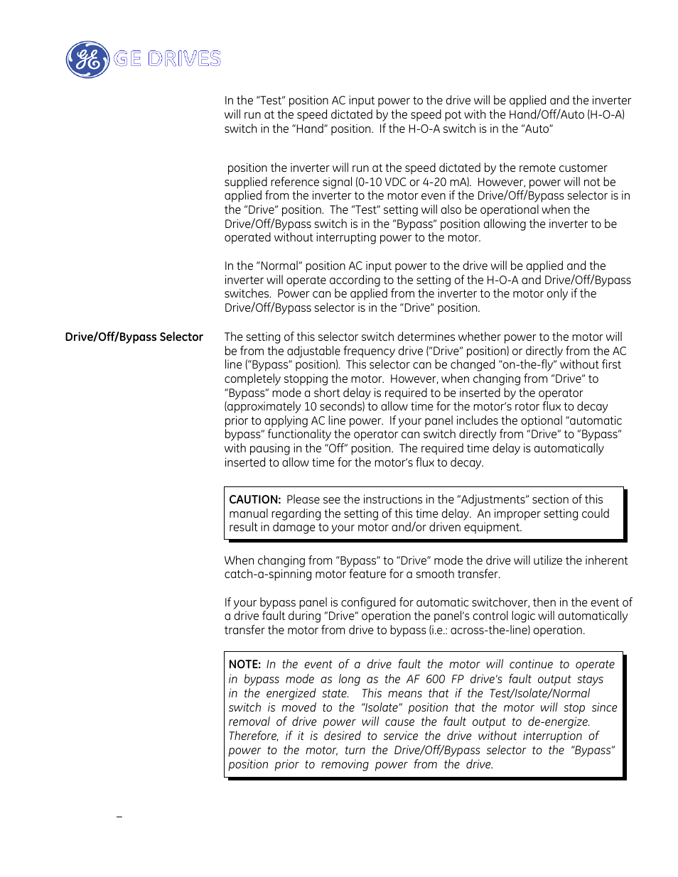 GE Industrial Solutions AF-600 FP Drive Panel User Manual | Page 11 / 57