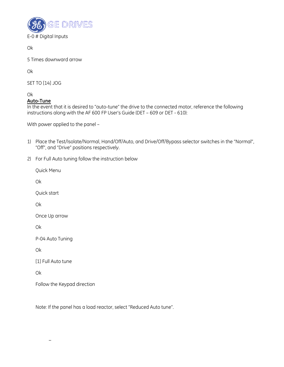GE Industrial Solutions AF-600 FP Drive Panel User Manual | Page 25 / 57