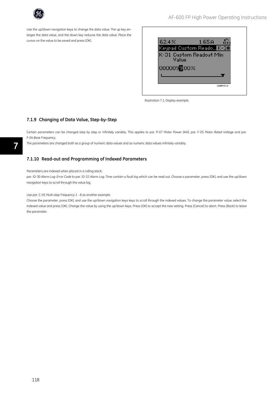 GE Industrial Solutions AF-600 FP Fan and Pump Drive (460V_575V 150HP and above) User Manual | Page 120 / 175