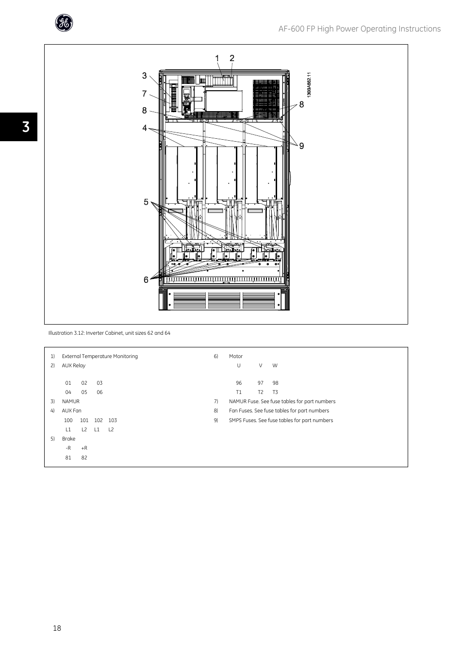 Af-600 fp high power operating instructions | GE Industrial Solutions AF-600 FP Fan and Pump Drive (460V_575V 150HP and above) User Manual | Page 19 / 175