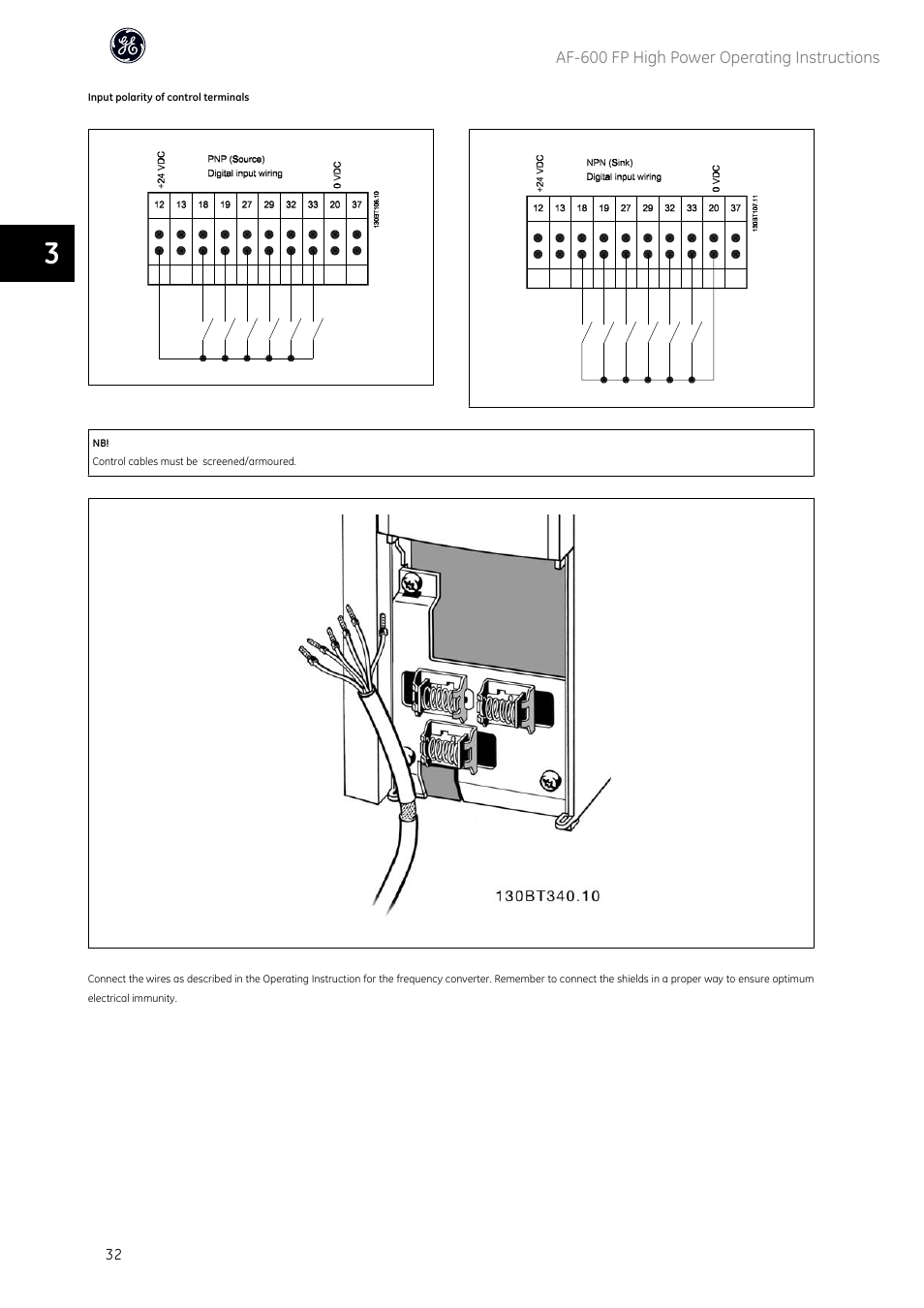 GE Industrial Solutions AF-600 FP Fan and Pump Drive (460V_575V 150HP and above) User Manual | Page 33 / 175