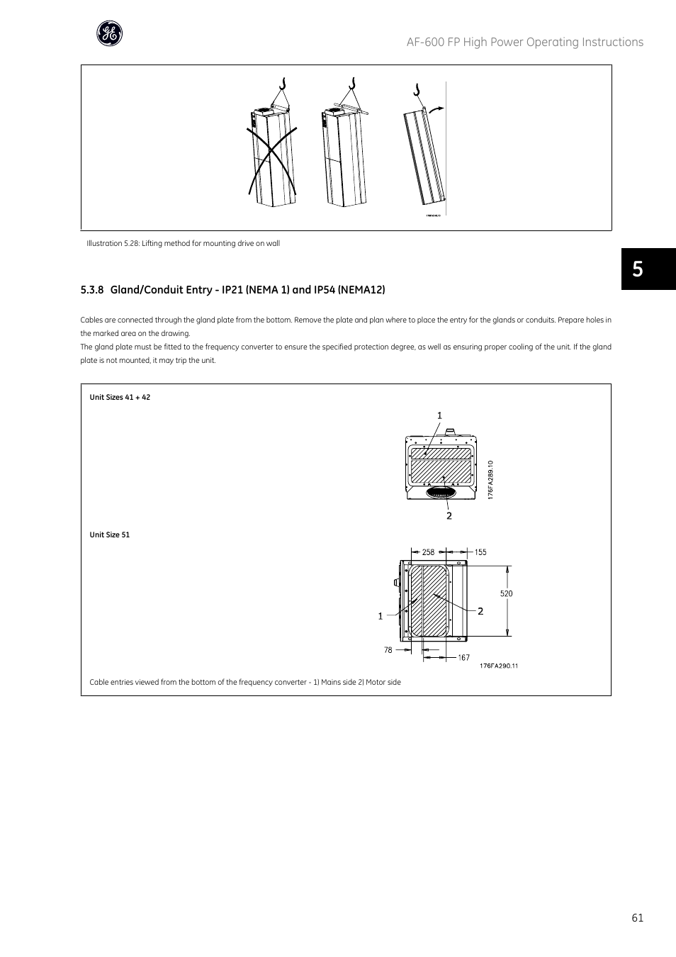 GE Industrial Solutions AF-600 FP Fan and Pump Drive (460V_575V 150HP and above) User Manual | Page 62 / 175