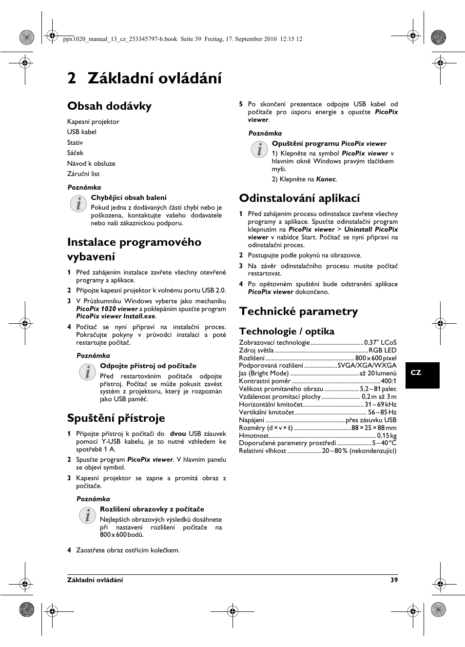 Philips PPX1020 User Manual | Page 39 / 56