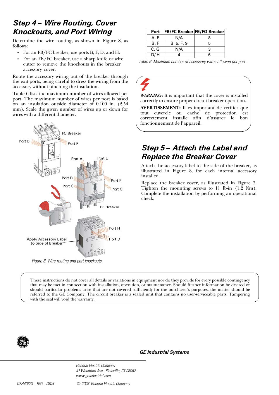 GE Industrial Solutions Record Plus For use with FB100, FC100,FE250, and FG600 User Manual | Page 4 / 4