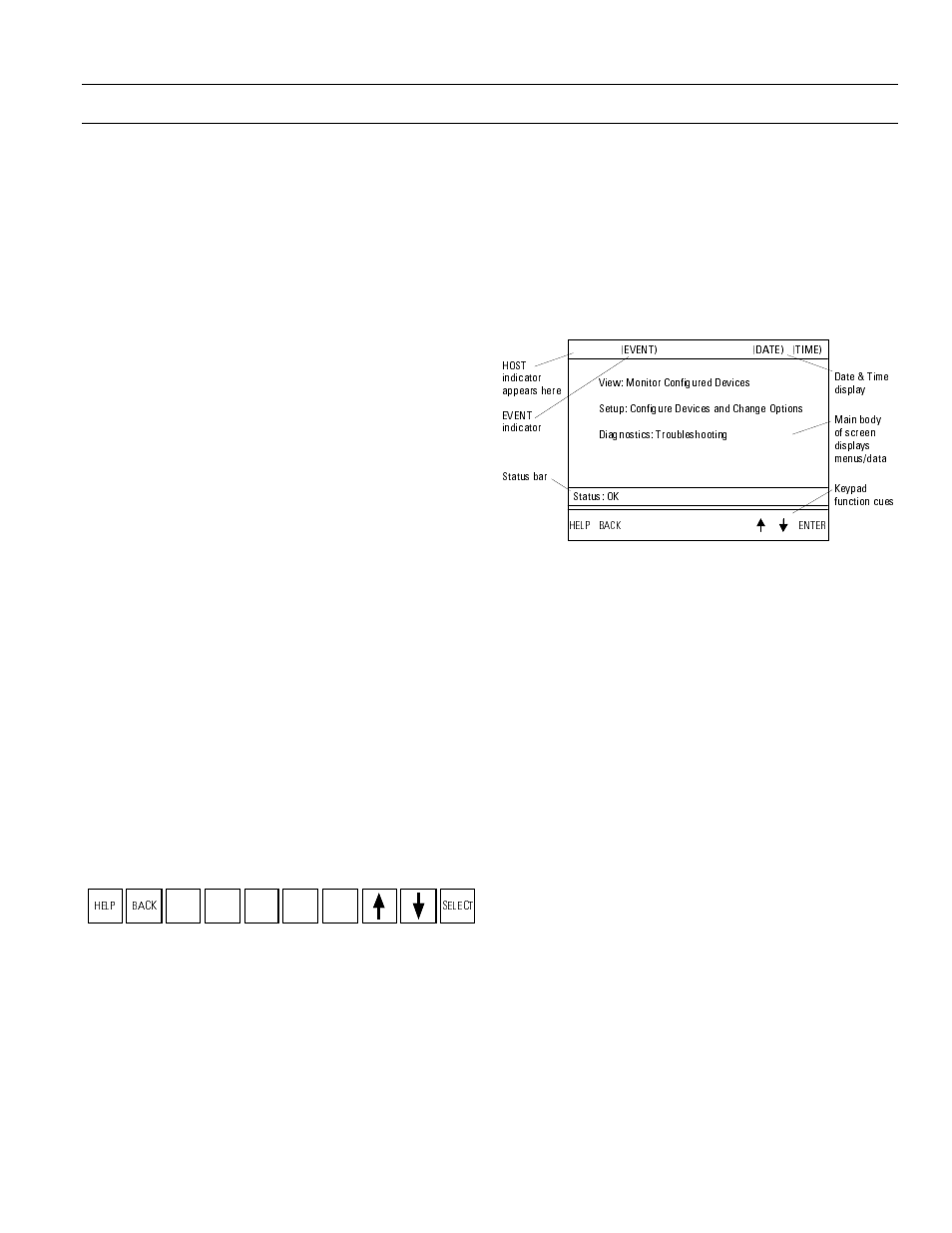 Chapter 4 operation, Introduction, Keypad/menu navigation | Main menu, Chapter 4 – operation, Power leader modbus monitor | GE Industrial Solutions POWER LEADER ModBus Monitor User Manual | Page 35 / 68