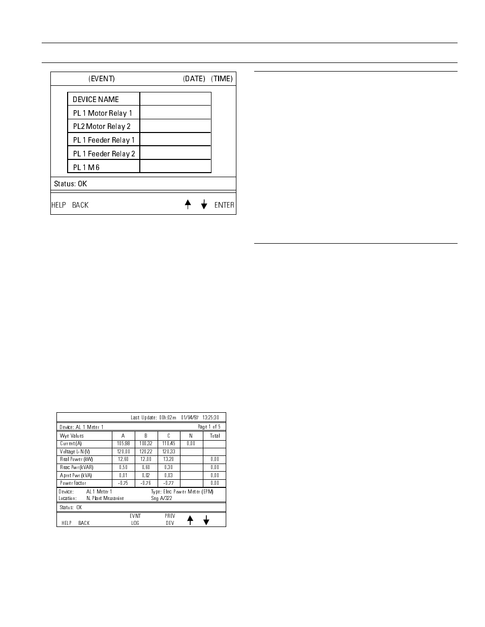 Chapter 4 – operation, Power leader modbus monitor | GE Industrial Solutions POWER LEADER ModBus Monitor User Manual | Page 37 / 68