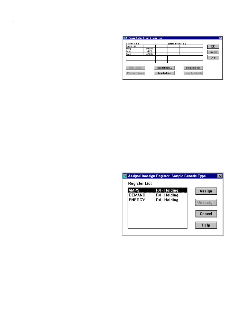 Step 4. customize the display, Chapter 7 – advanced configuration, Power leader modbus monitor | GE Industrial Solutions POWER LEADER ModBus Monitor User Manual | Page 50 / 68