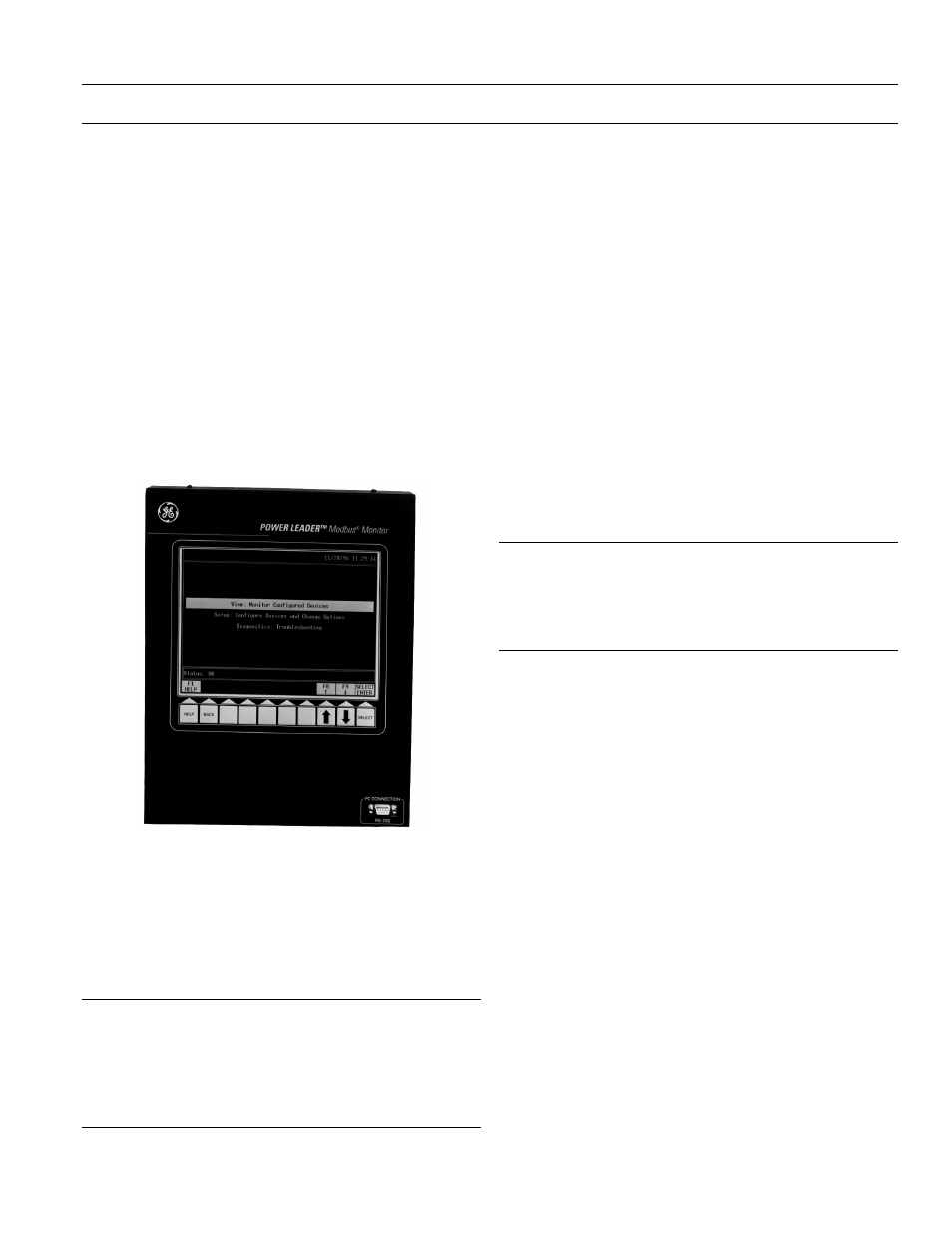 Chapter 1 introduction, Overview, Chapter 1 – introduction | GE Industrial Solutions POWER LEADER ModBus Monitor User Manual | Page 7 / 68