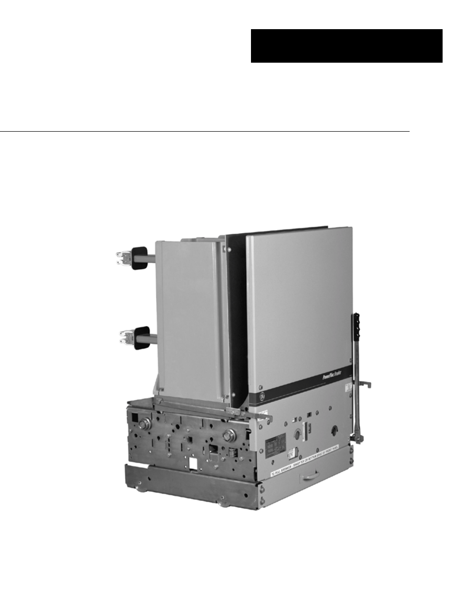 GE Industrial Solutions Power-Vac ML-20 Mechanism User Manual | 40 pages