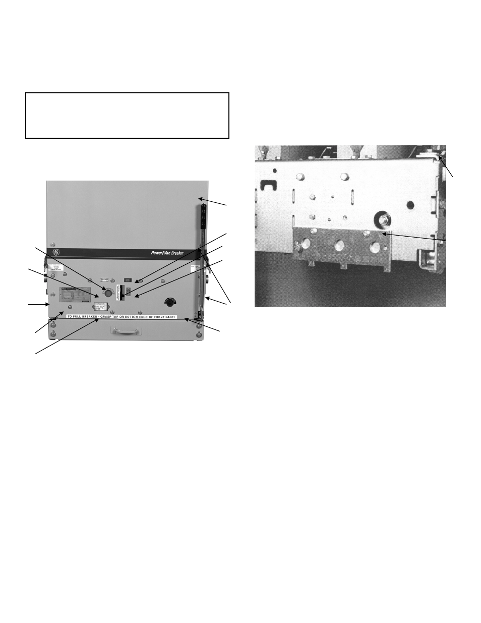 GE Industrial Solutions Power-Vac ML-20 Mechanism User Manual | Page 6 / 40