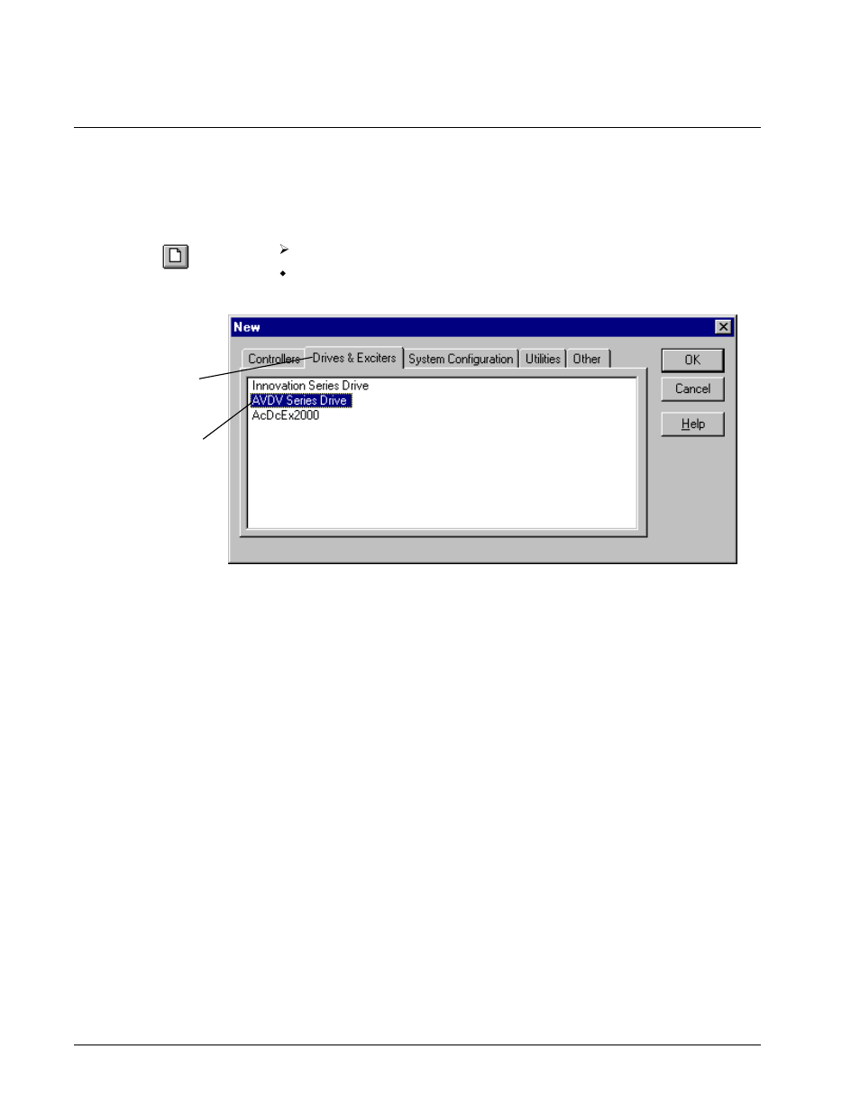 Creating an avdv series drive | GE Industrial Solutions Control System Toolbox For AV-300, DV-300, AV-300i (AVDV Series) Drives User Manual | Page 32 / 82