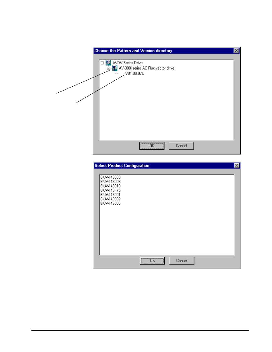 Pattern and version | GE Industrial Solutions Control System Toolbox For AV-300, DV-300, AV-300i (AVDV Series) Drives User Manual | Page 33 / 82