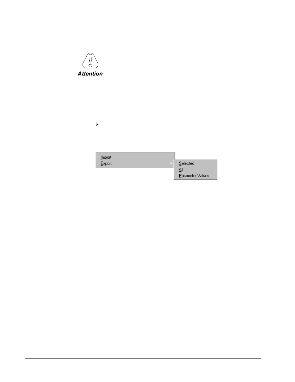 Exporting/opening project files | GE Industrial Solutions Control System Toolbox For AV-300, DV-300, AV-300i (AVDV Series) Drives User Manual | Page 42 / 82