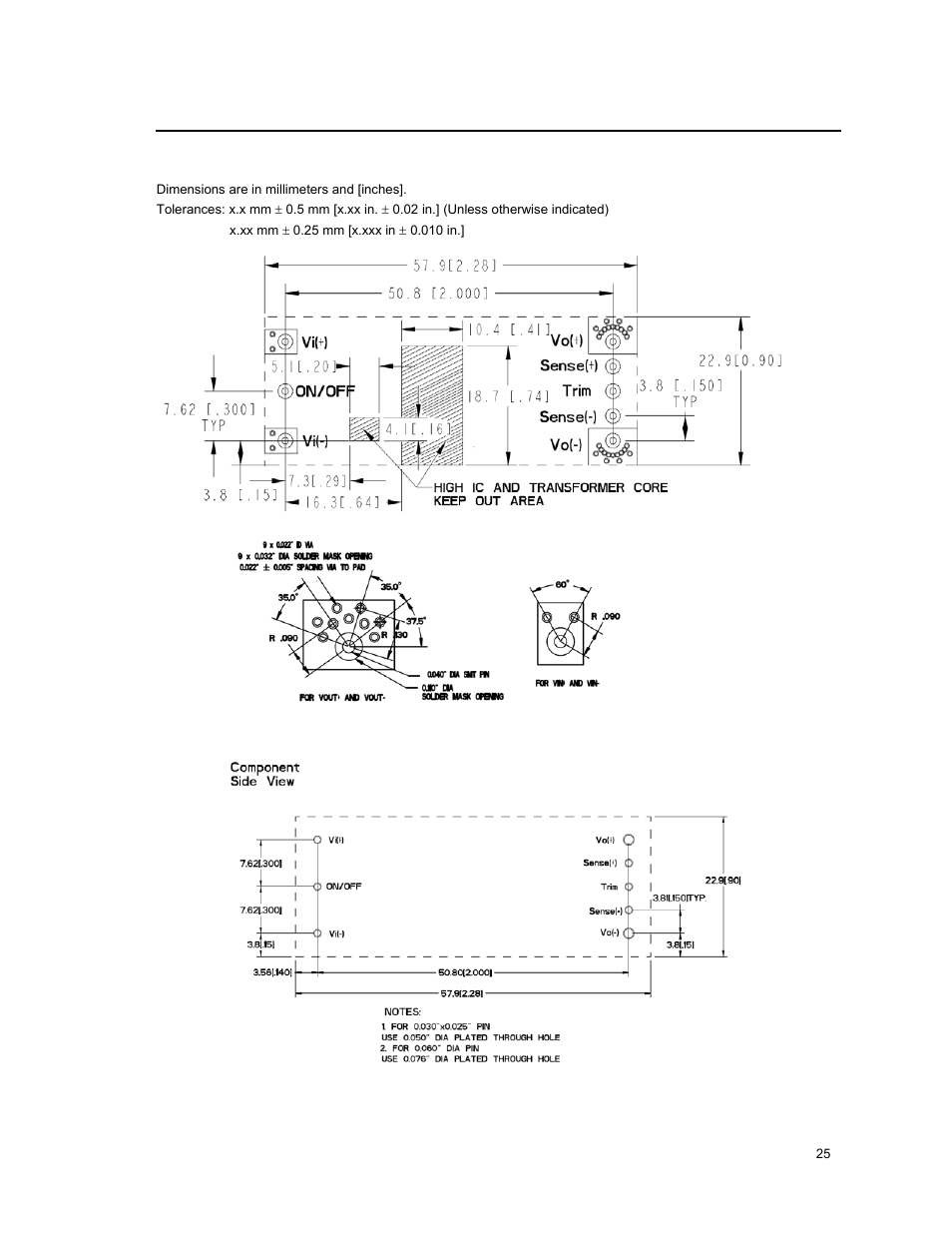 GE Industrial Solutions EQW010-040 Series (Eighth-Brick) User Manual | Page 25 / 28