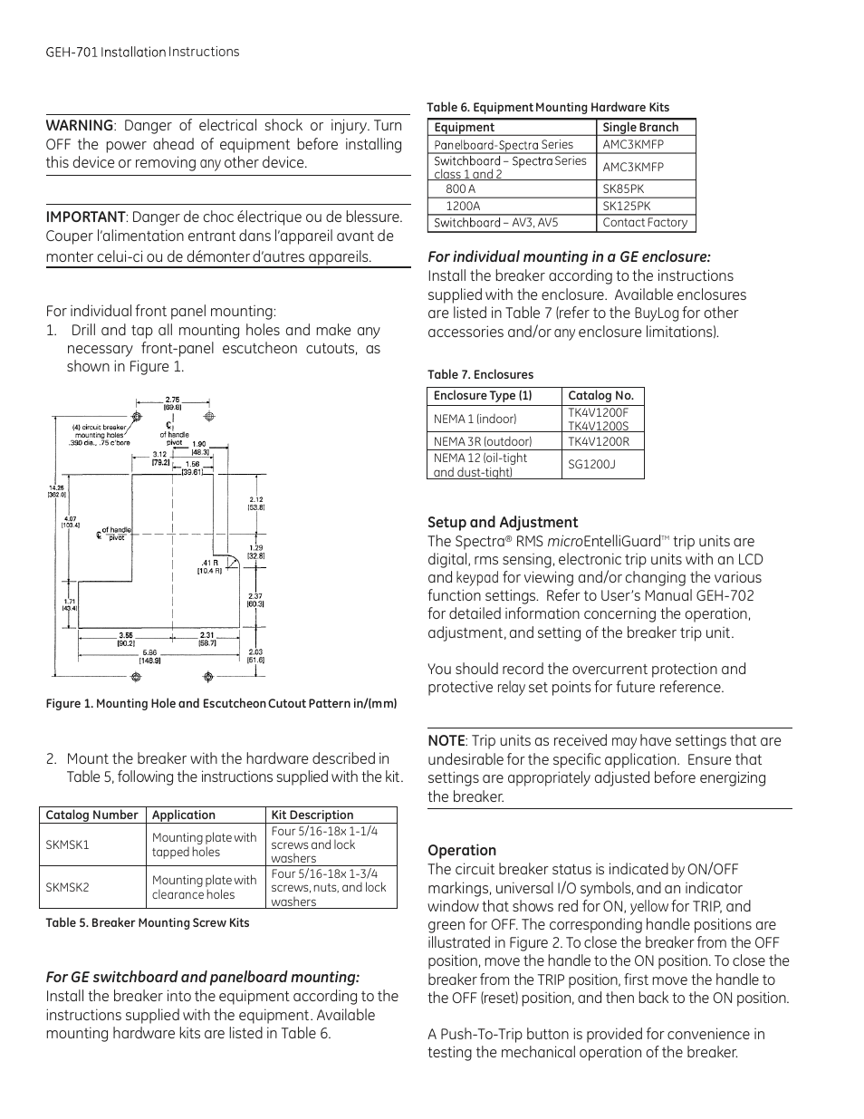 GE Industrial Solutions Spectra K-Frame MCCB with microEntelliGuard trip unit User Manual | Page 4 / 8