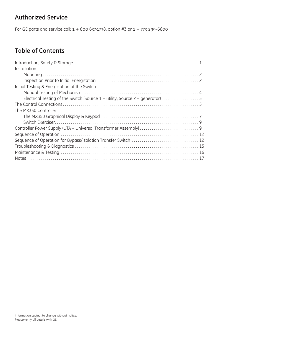 GE Industrial Solutions ZBTE Series User Manual | Page 2 / 20