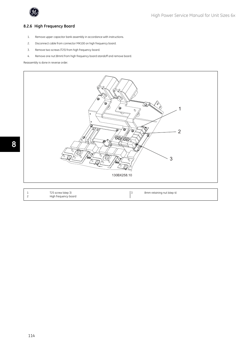 High power service manual for unit sizes 6x | GE Industrial Solutions AF-600 FP High Power Unit Sizes 6x User Manual | Page 115 / 138