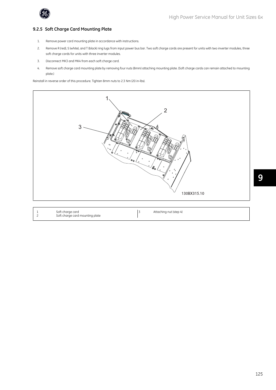 High power service manual for unit sizes 6x | GE Industrial Solutions AF-600 FP High Power Unit Sizes 6x User Manual | Page 126 / 138