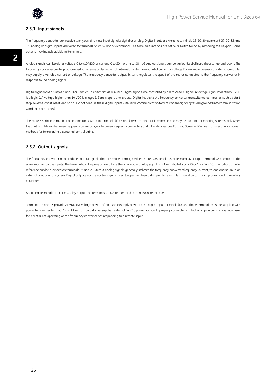 GE Industrial Solutions AF-600 FP High Power Unit Sizes 6x User Manual | Page 27 / 138