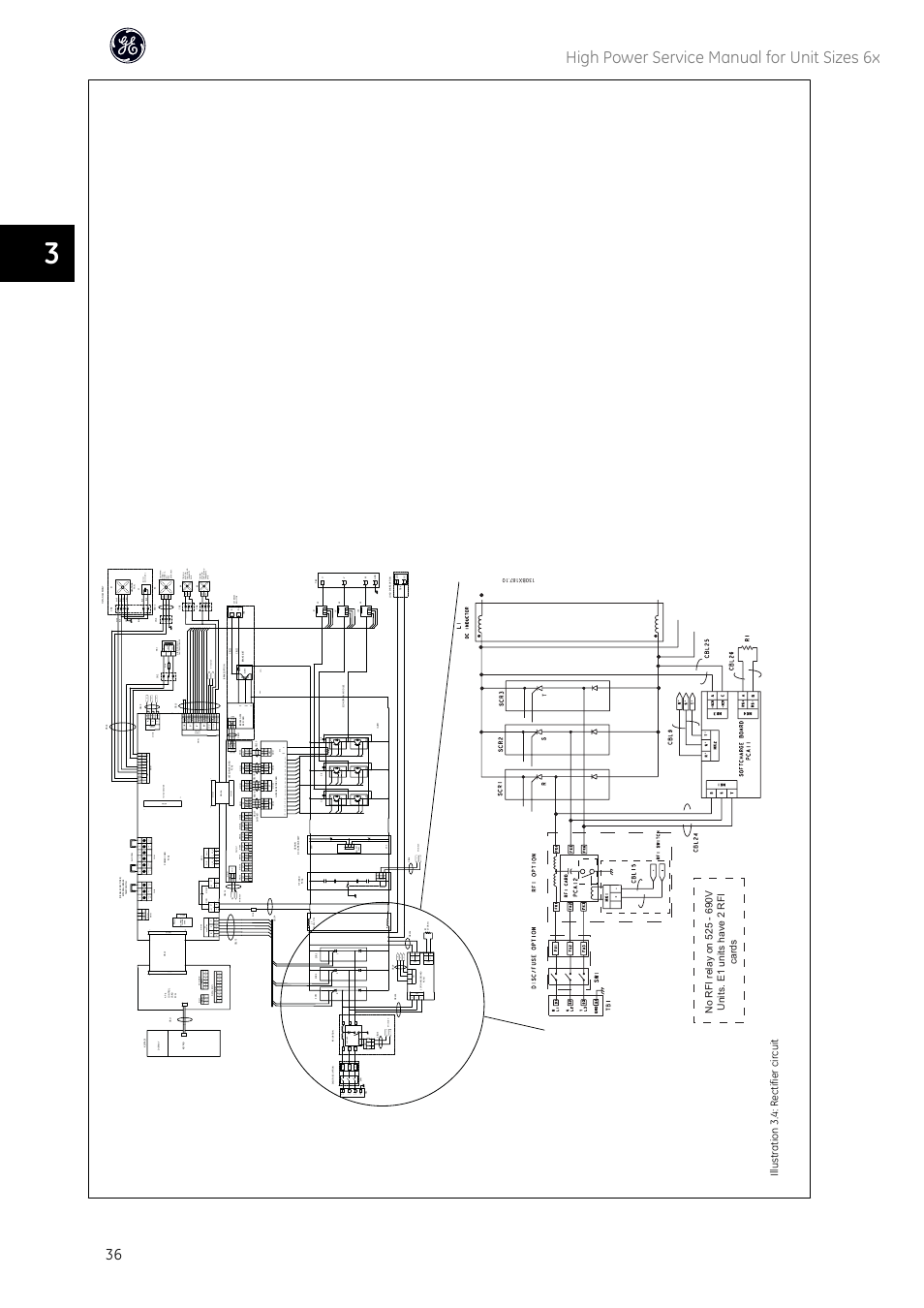 High power service manual for unit sizes 6x | GE Industrial Solutions AF-600 FP High Power Unit Sizes 6x User Manual | Page 37 / 138