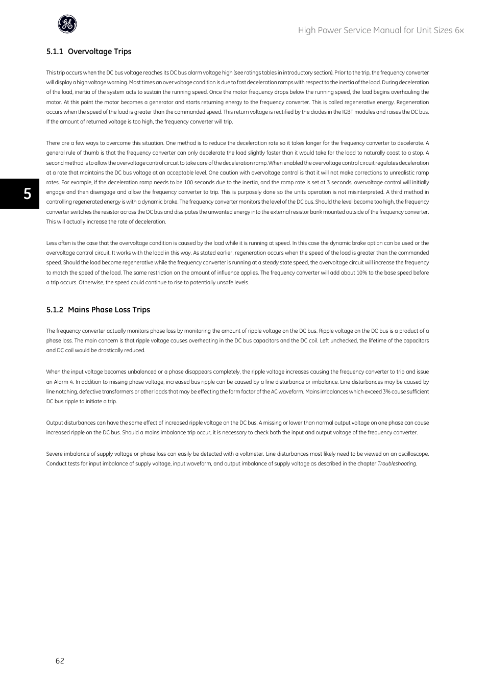 GE Industrial Solutions AF-600 FP High Power Unit Sizes 6x User Manual | Page 63 / 138