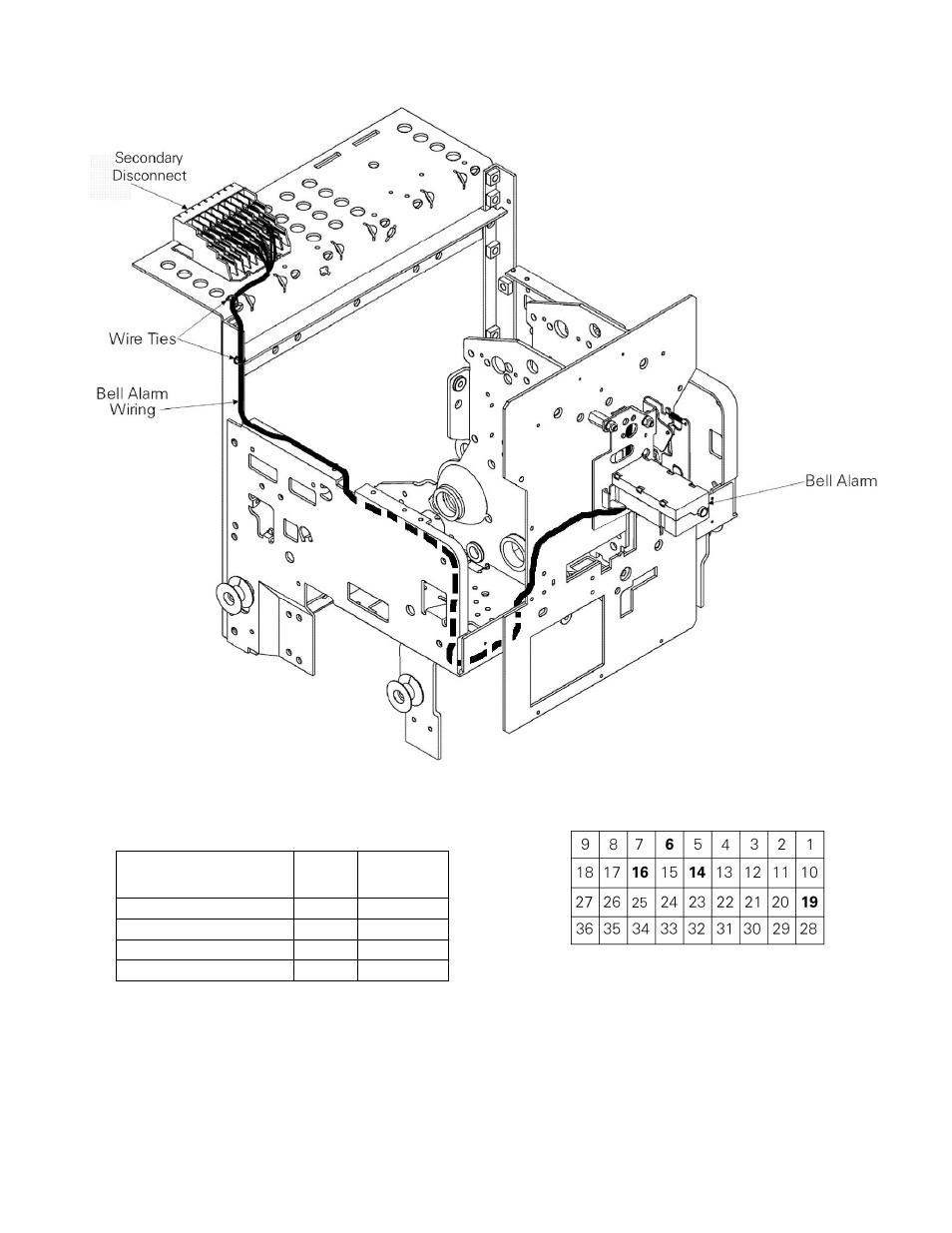 GE Industrial Solutions EntelliGuard E Bell Alarm with Lockout for 800–2000 Ampere User Manual | Page 3 / 4