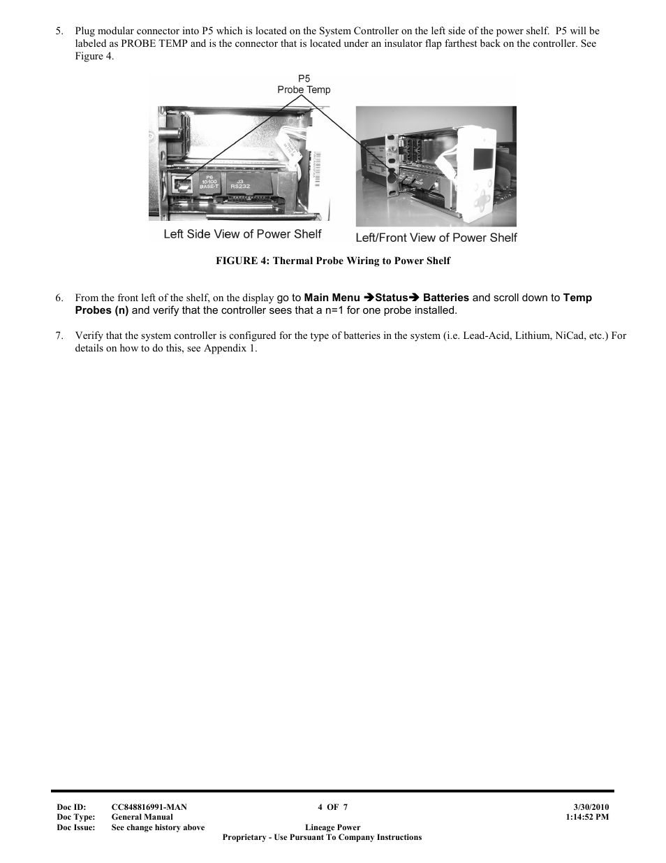 GE Industrial Solutions QS873A Thermal Probe Expansion Kit User Manual | Page 4 / 7