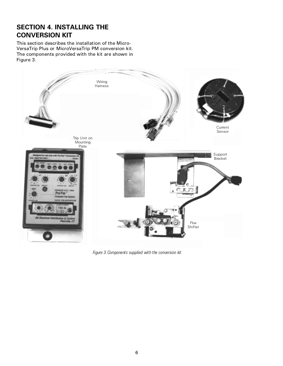 GE Industrial Solutions ProTrip Conversion Kits LA-600, LA-800, and LA-1600 User Manual | Page 6 / 16