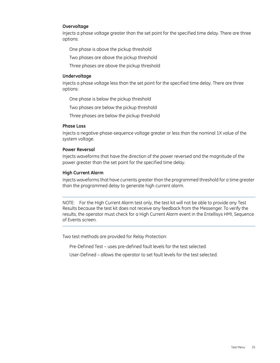 GE Industrial Solutions Entellisys 4.0 System Test Kit User Manual User Manual | Page 35 / 66