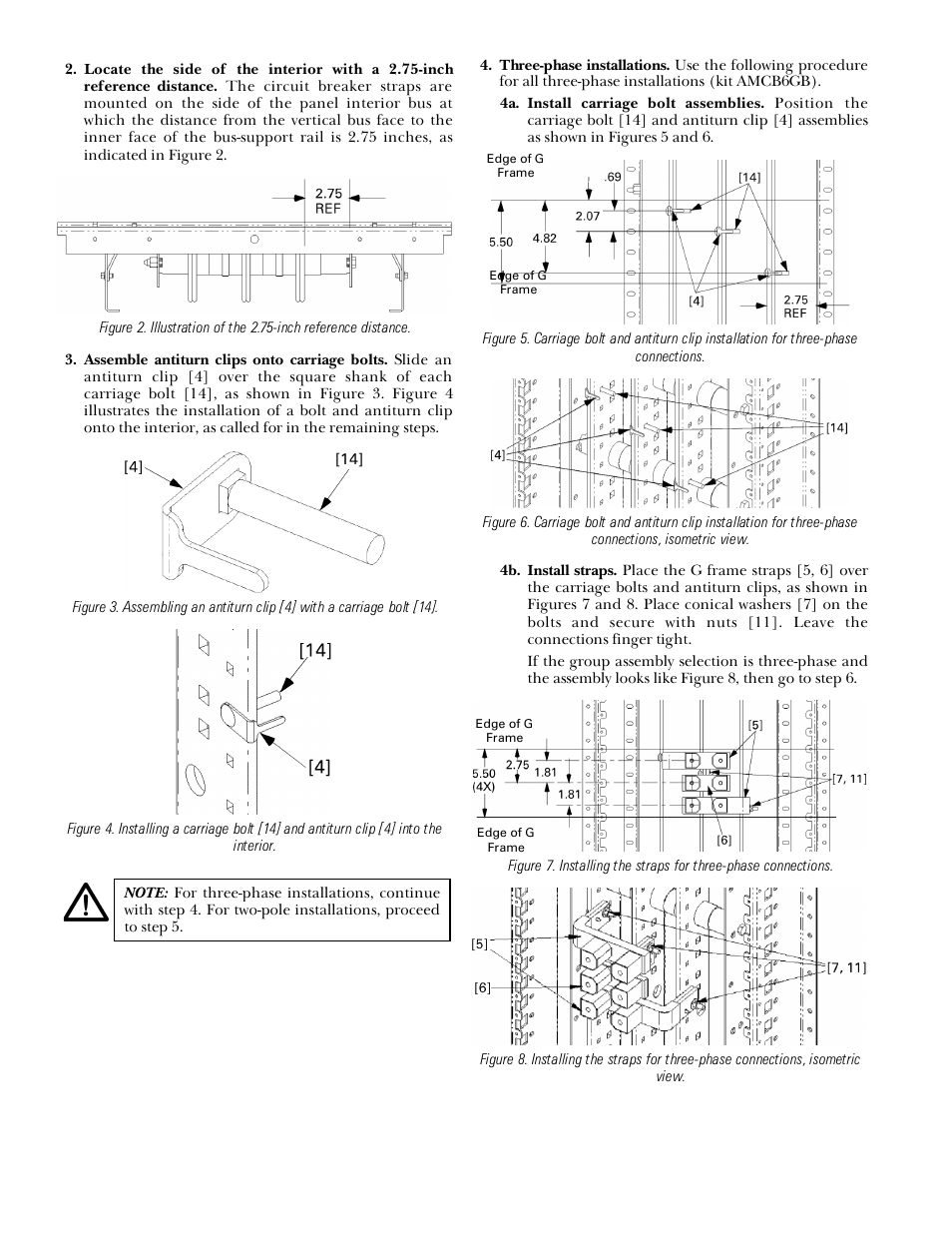 GE Industrial Solutions Spectra Series Power Panelboards AMCB4GB and AMCB6GB User Manual | Page 2 / 6