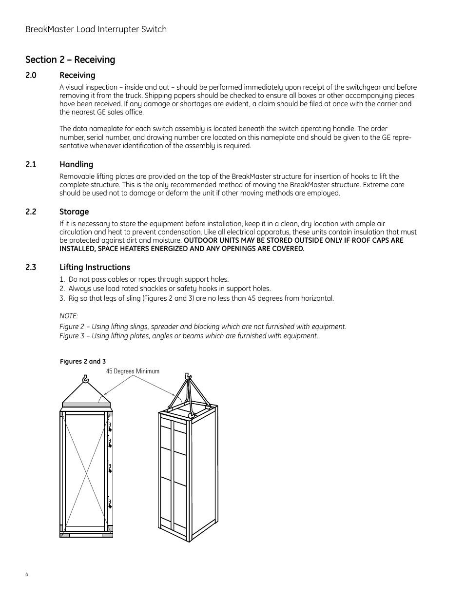 GE Industrial Solutions BreakMaster Load Interrupter Switch User Manual | Page 5 / 29