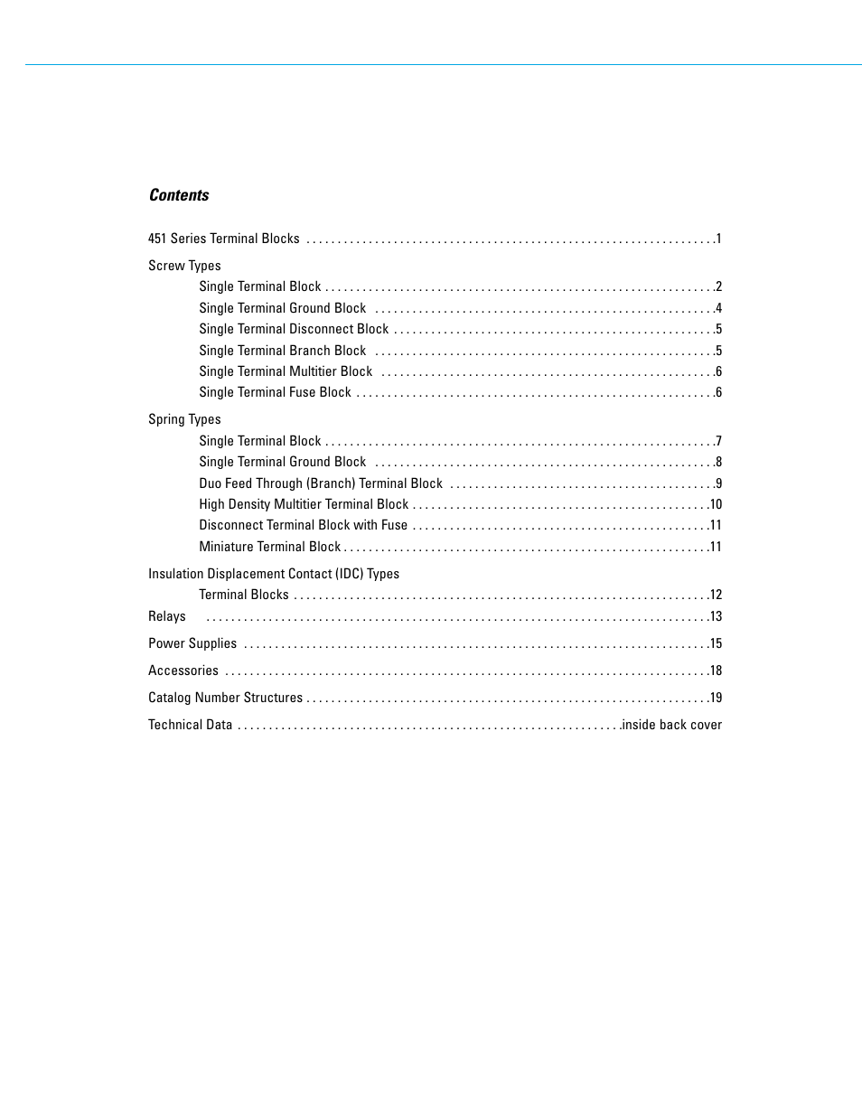 GE Industrial Solutions 451 Series Terminal Blocks User Manual | Page 2 / 24