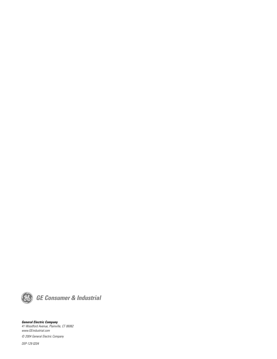 Ge consumer & industrial | GE Industrial Solutions 451 Series Terminal Blocks User Manual | Page 24 / 24