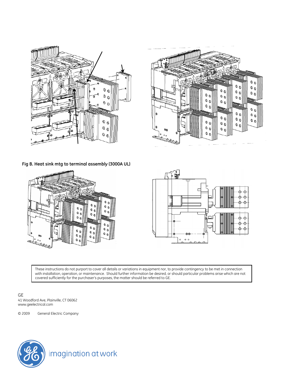 GE Industrial Solutions EntelliGuard G Back Connected Terminations for Fixed Envelope 2 3000A UL User Manual | Page 2 / 2