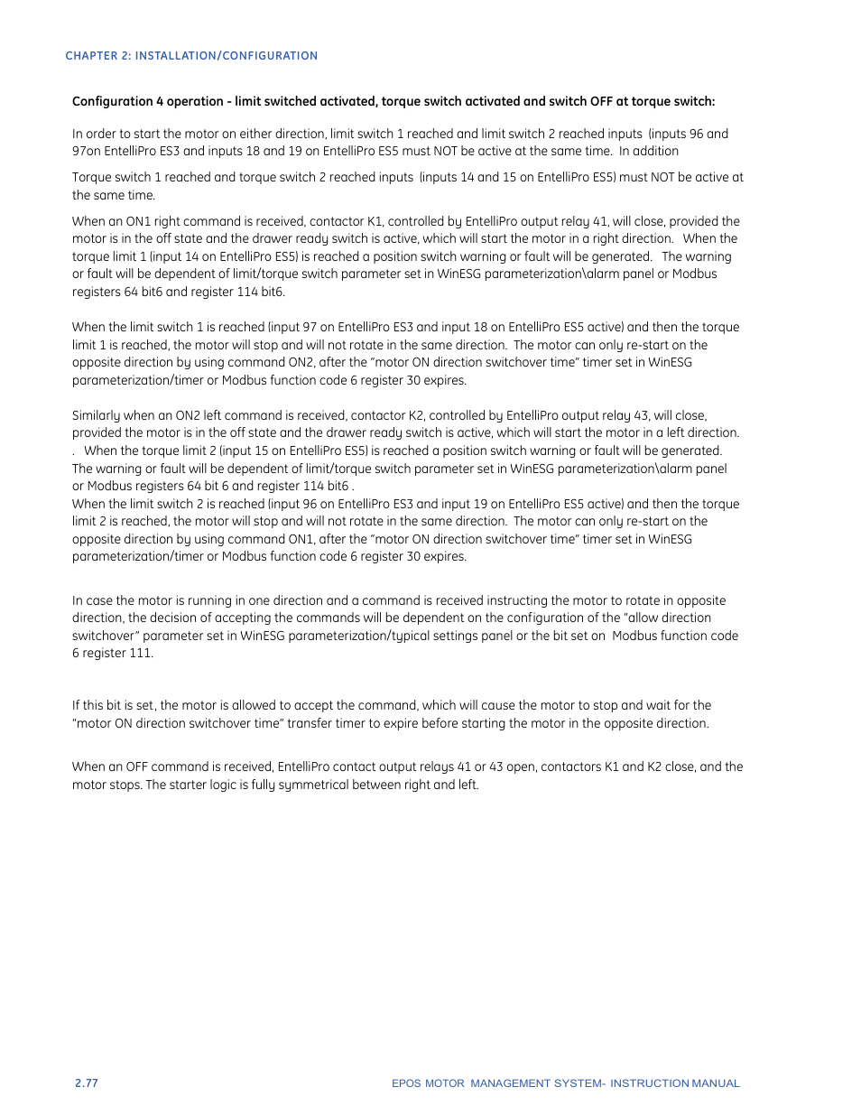 GE Industrial Solutions EntelliPro ES User Manual | Page 102 / 259