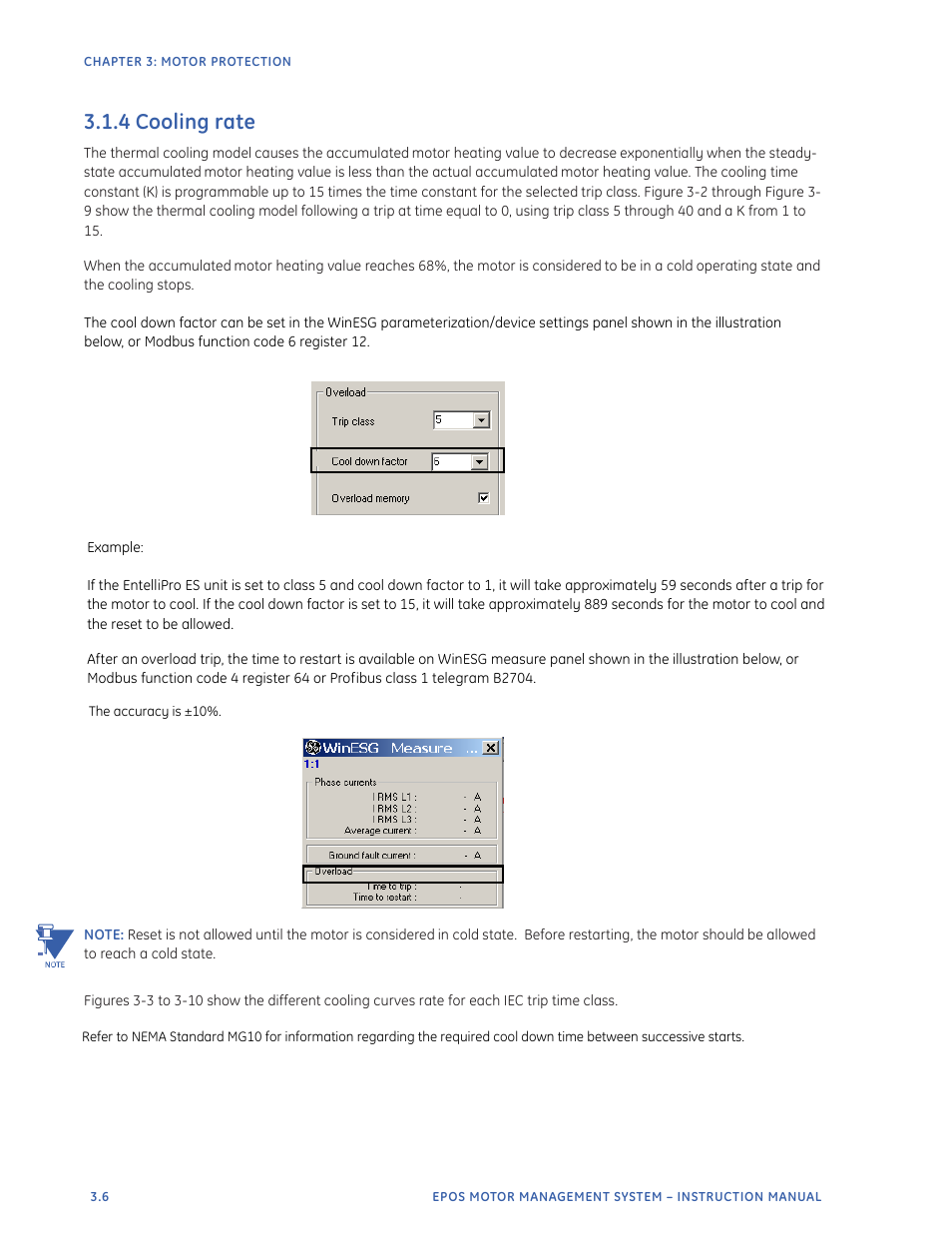 4 cooling rate | GE Industrial Solutions EntelliPro ES User Manual | Page 118 / 259