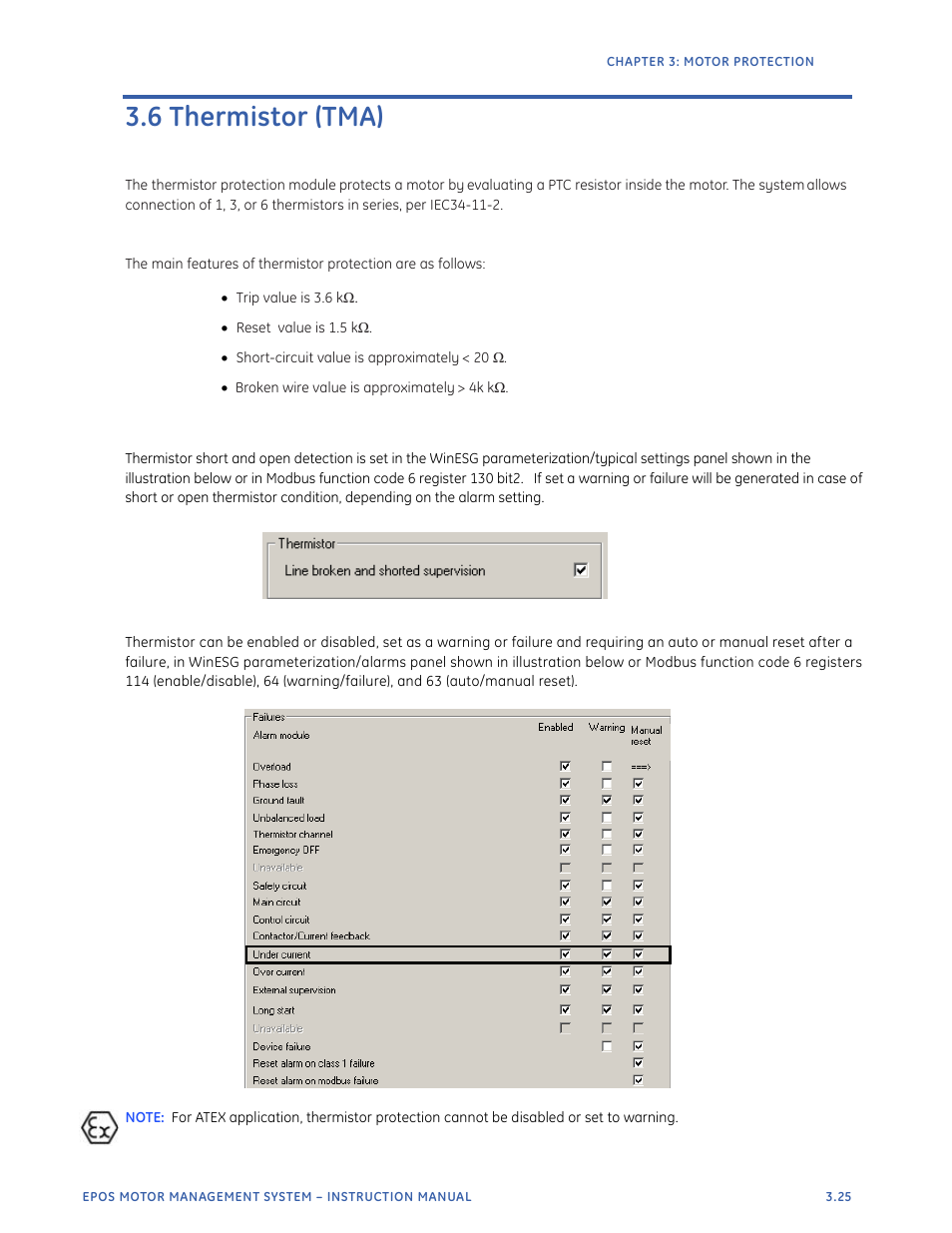 6 thermistor (tma) | GE Industrial Solutions EntelliPro ES User Manual | Page 137 / 259