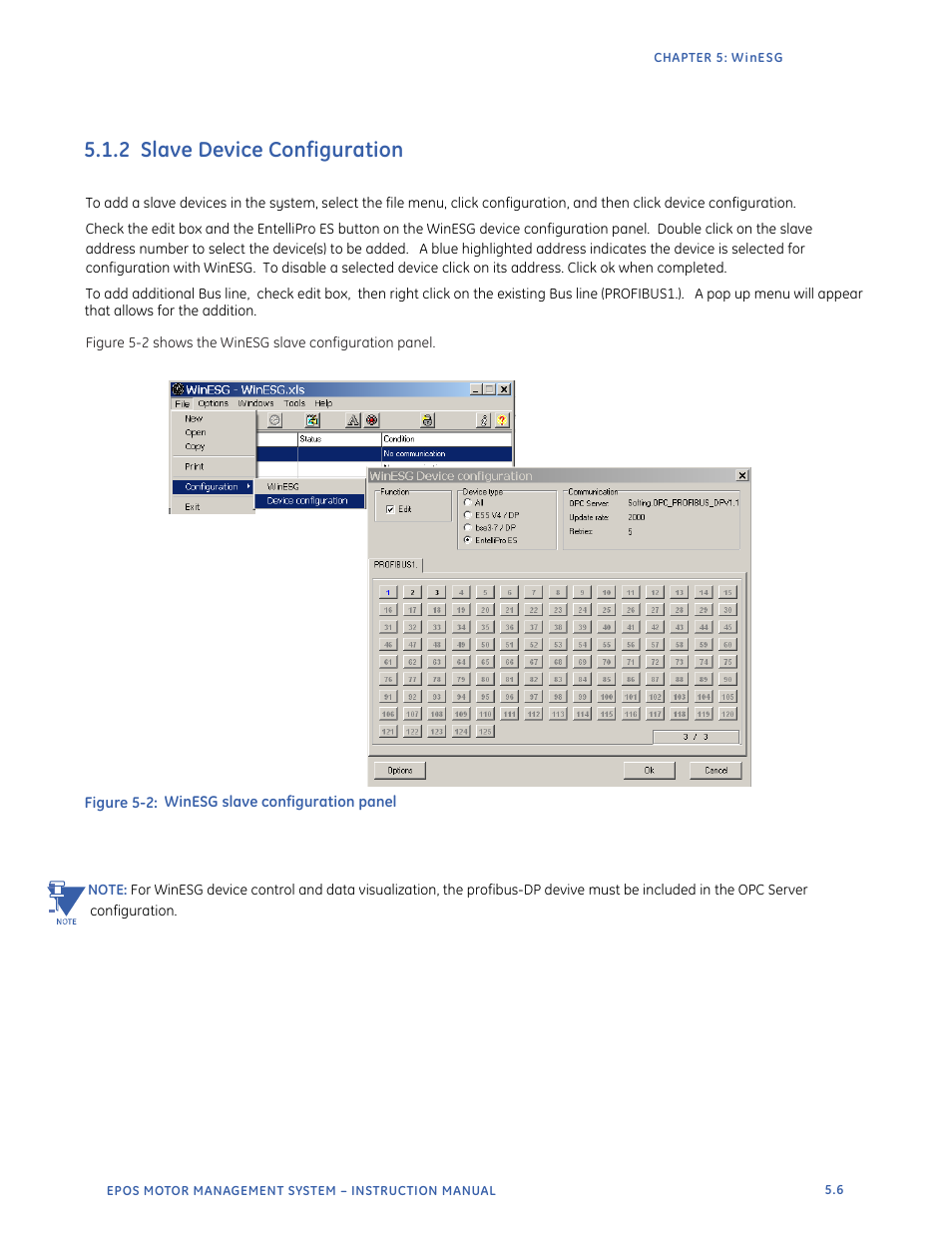 2 slave device configuration | GE Industrial Solutions EntelliPro ES User Manual | Page 202 / 259