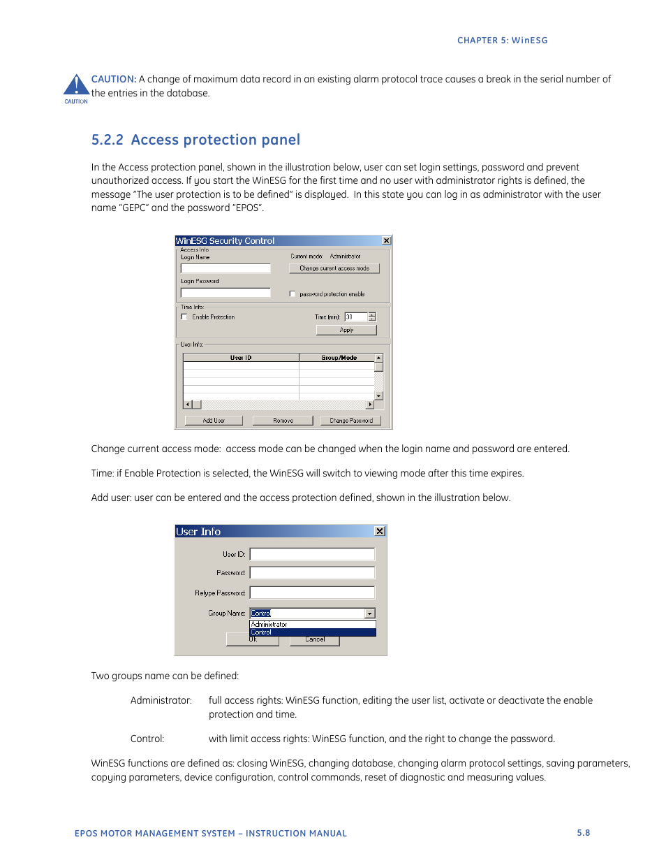 2 access protection panel | GE Industrial Solutions EntelliPro ES User Manual | Page 204 / 259