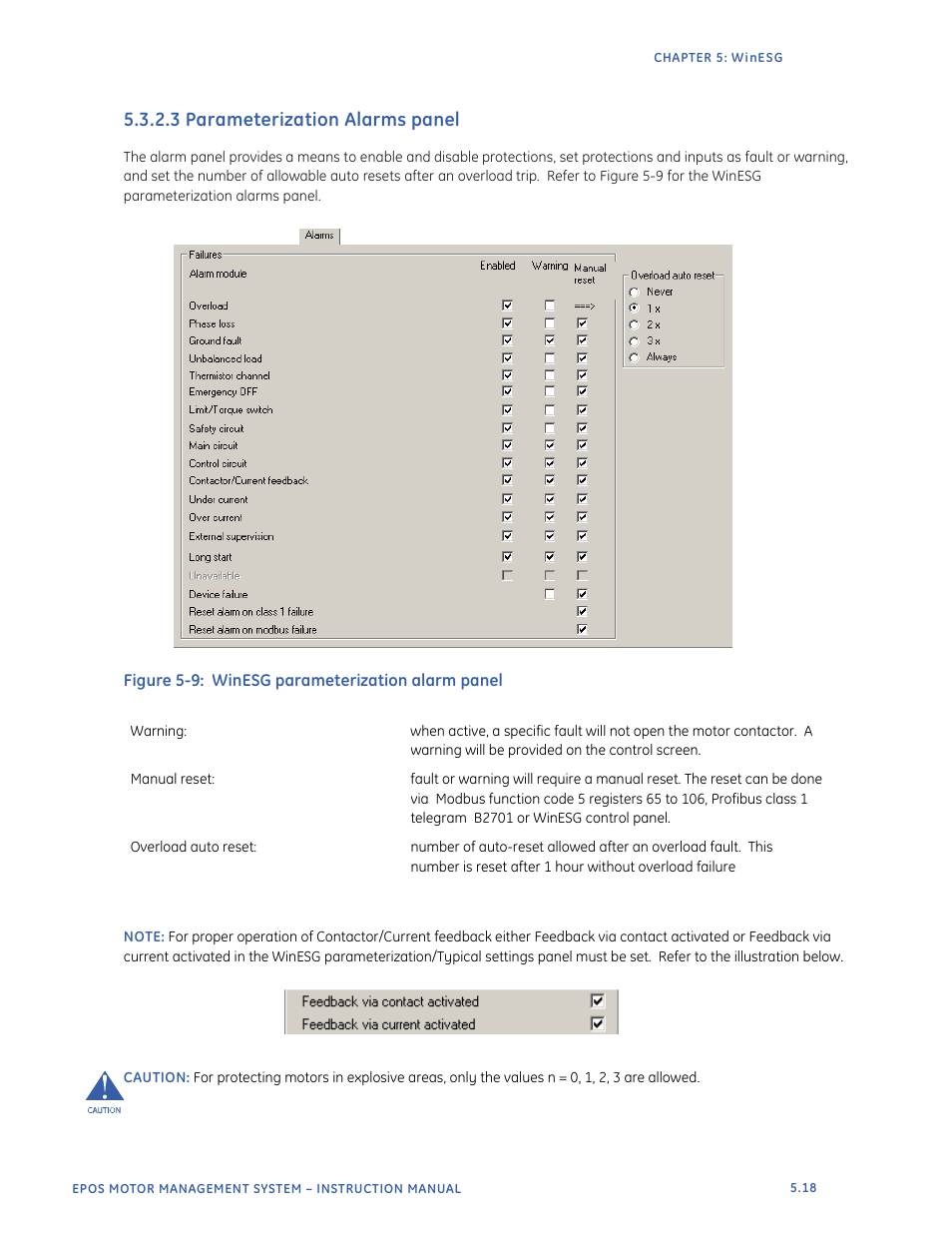 3 parameterization alarms panel | GE Industrial Solutions EntelliPro ES User Manual | Page 214 / 259