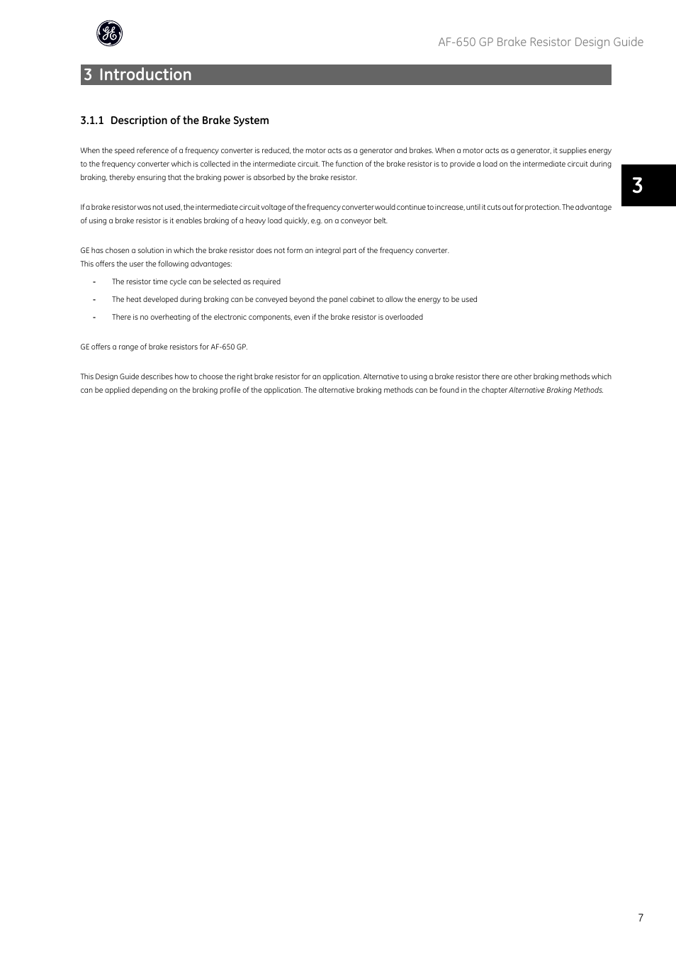 3 introduction | GE Industrial Solutions AF-650 GP General Purpose Drive User Manual | Page 8 / 30