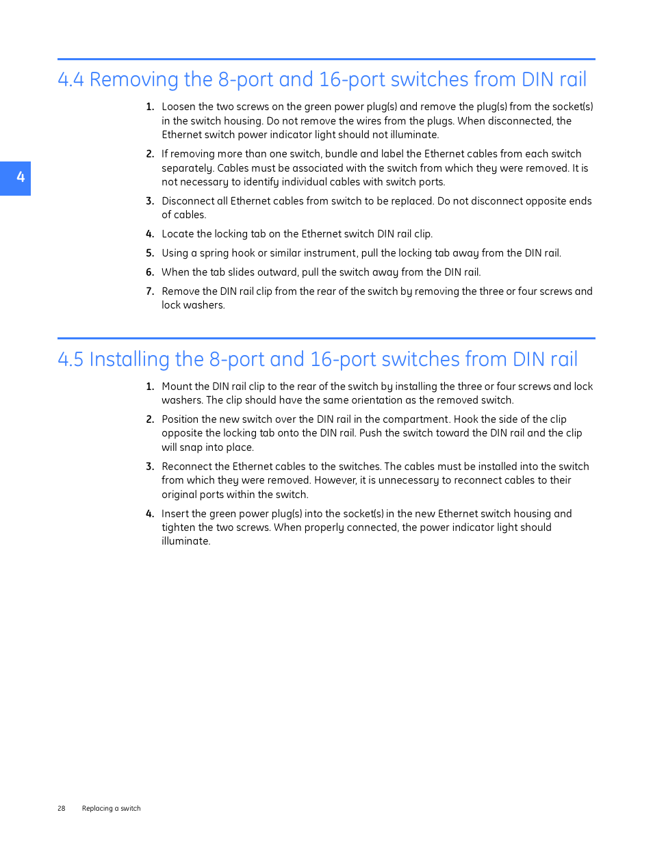 GE Industrial Solutions Entellisys Device Replacement Guide User Manual | Page 28 / 41