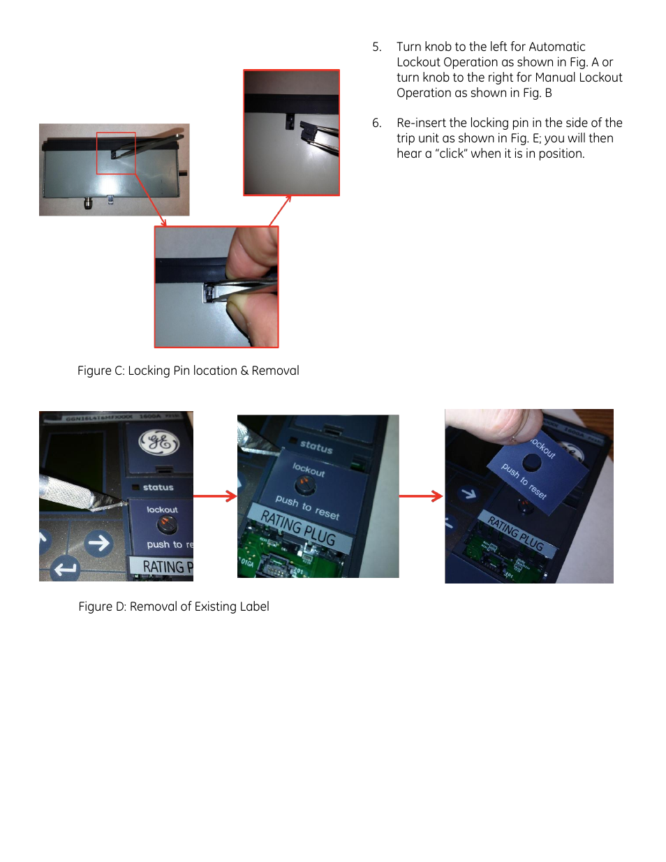 GE Industrial Solutions EntelliGuard TU Lockout kit for Trip Unit User Manual | Page 2 / 3