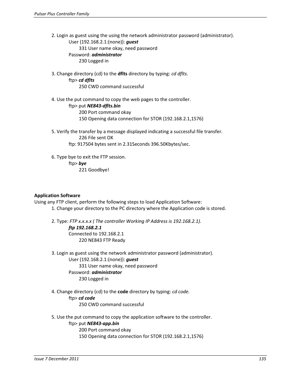 GE Industrial Solutions Pulsar Plus Controller User Manual | Page 135 / 196