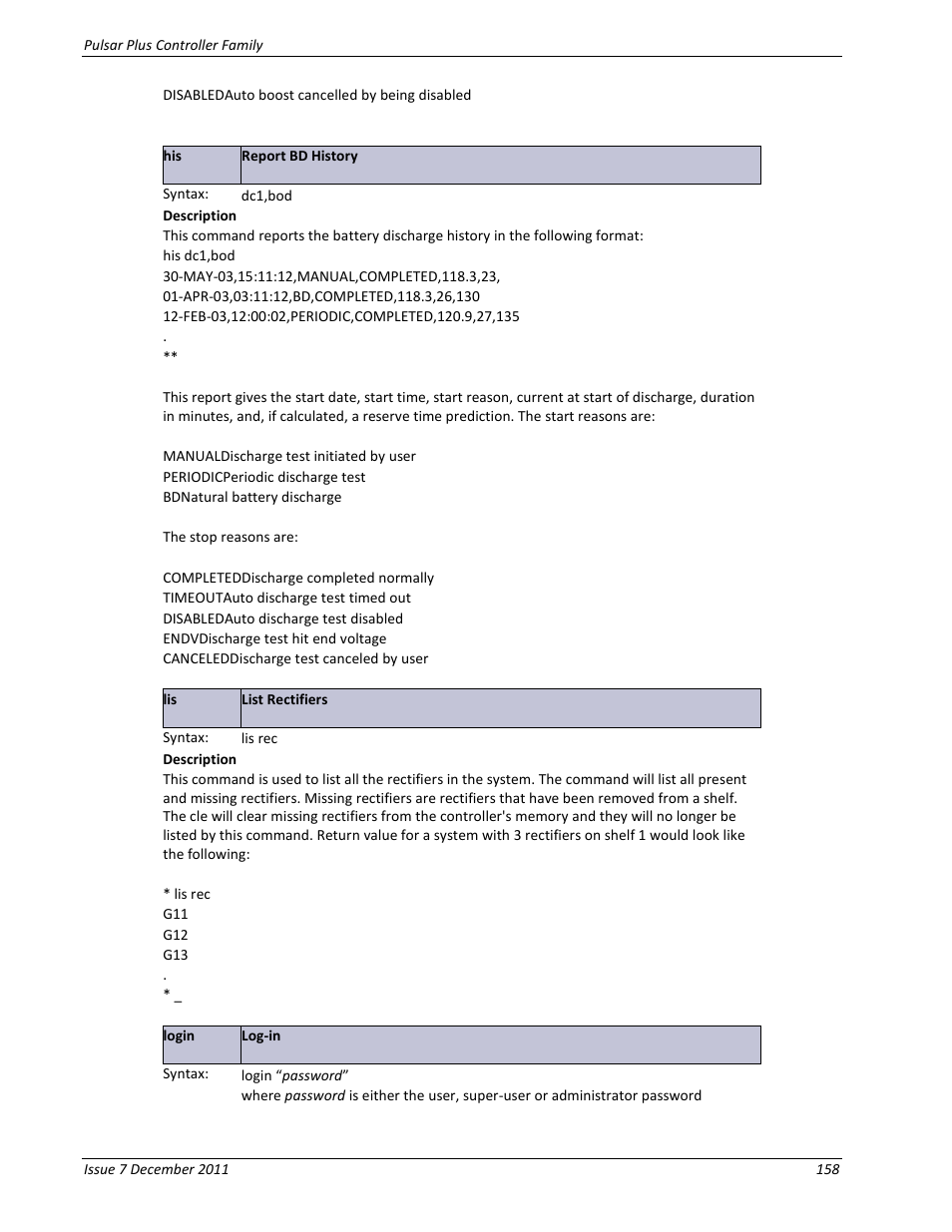 GE Industrial Solutions Pulsar Plus Controller User Manual | Page 158 / 196