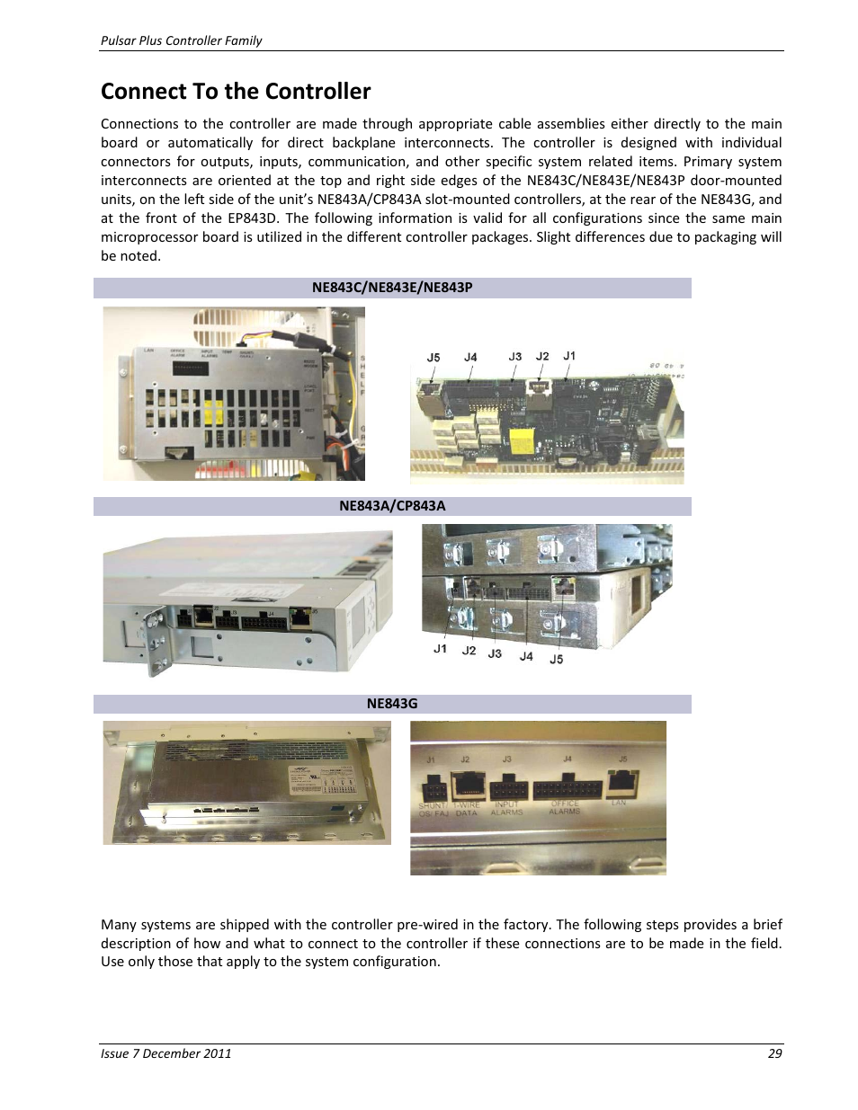 Connect to the controller | GE Industrial Solutions Pulsar Plus Controller User Manual | Page 29 / 196
