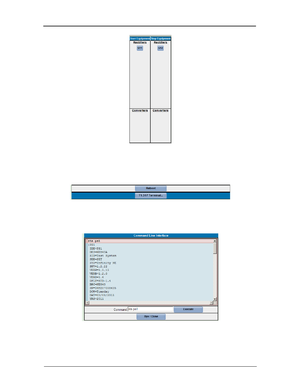 T1.317 terminal | GE Industrial Solutions Galaxy Pulsar Edge User Manual | Page 77 / 201