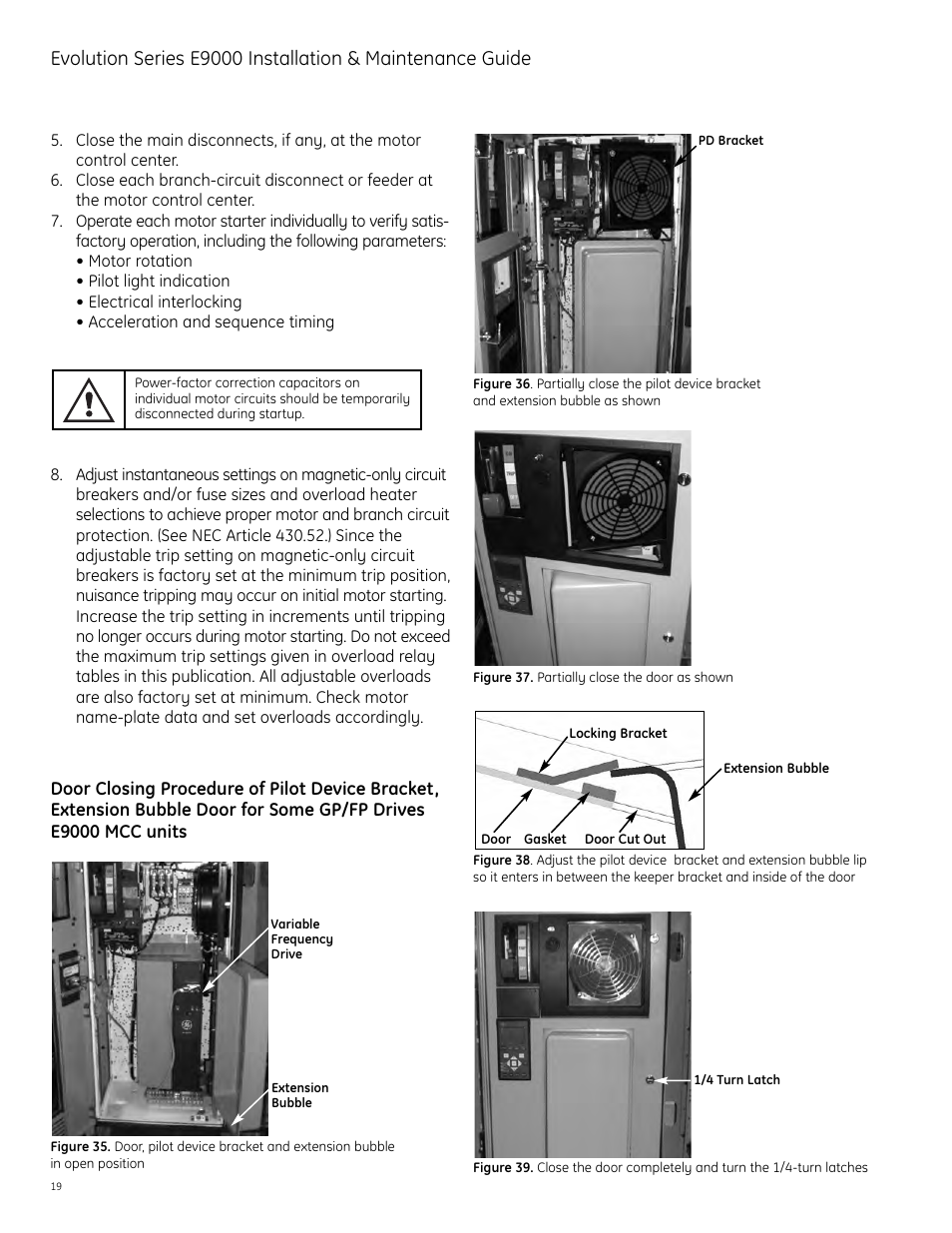 GE Industrial Solutions Evolution Series E9000 User Manual | Page 20 / 36