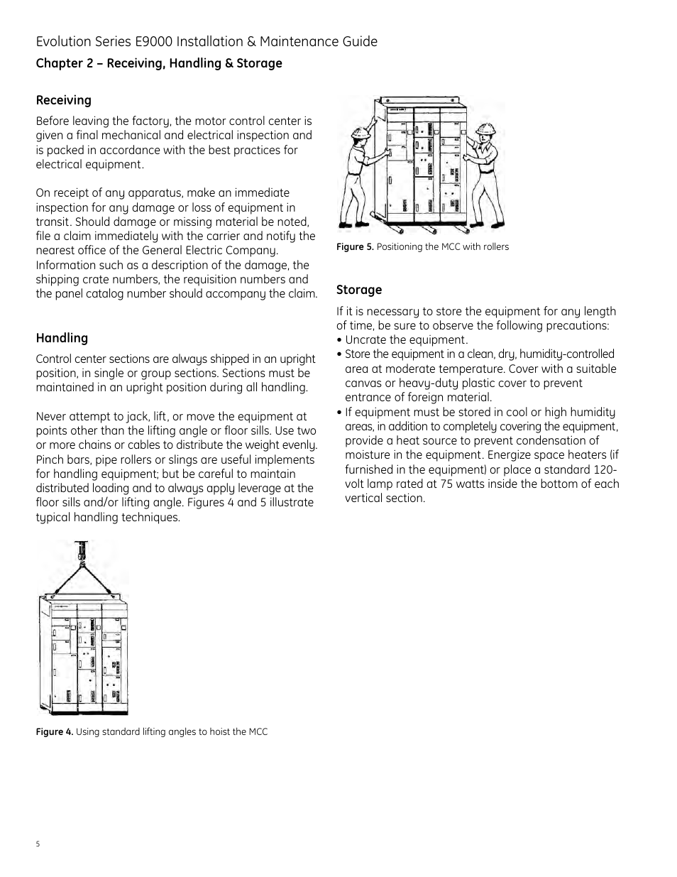 GE Industrial Solutions Evolution Series E9000 User Manual | Page 6 / 36